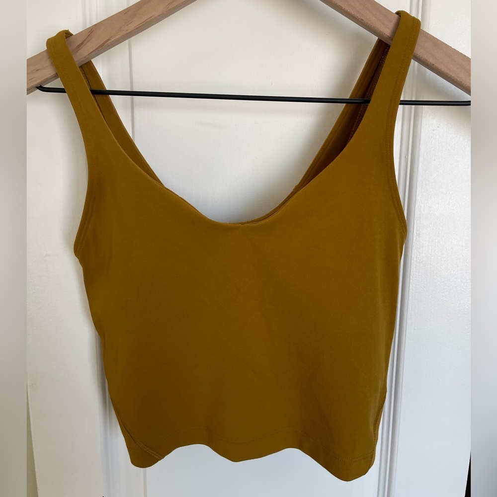 Lululemon Athletica Align Tank Gold Spice